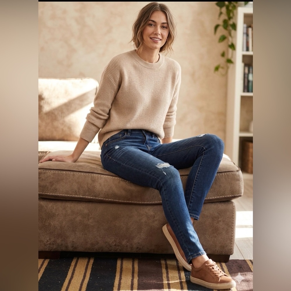 J. Crew Women's Dark Blue Skinny Jeans